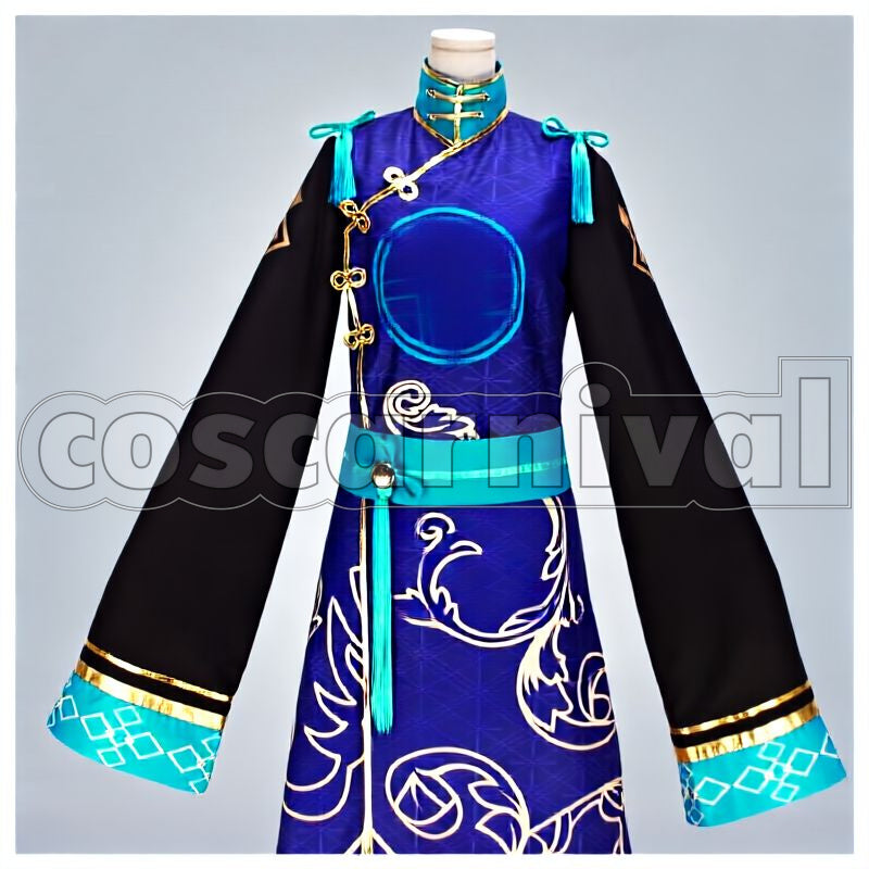 Lots of Monsters☆Sweet Halloween Kanata Shinkai Horror Jiangshi Cosplay cosplay costume from Ensemble Stars!, front view 1
