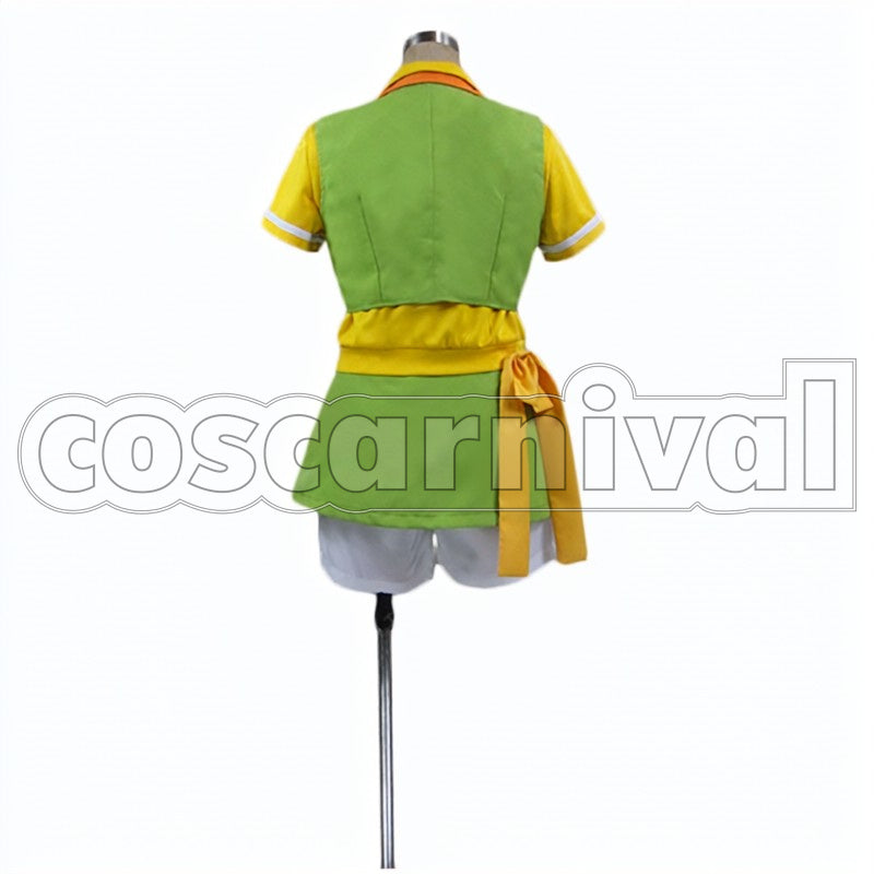 Yuuki Ice Cream Shop cosplay costume from Ensemble Stars! Makoto, back view