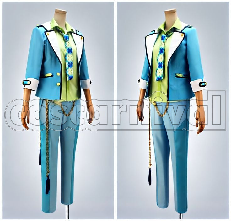 Makoto Yuuki Reminiscence*Spring Cherry Blossoms and a Night's Encounter Cosplay cosplay costume from Ensemble Stars!, front view 2