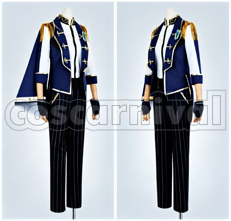 Music Knights Ritsu Sakuma Cosplay cosplay costume from Ensemble Stars!!, front view 2