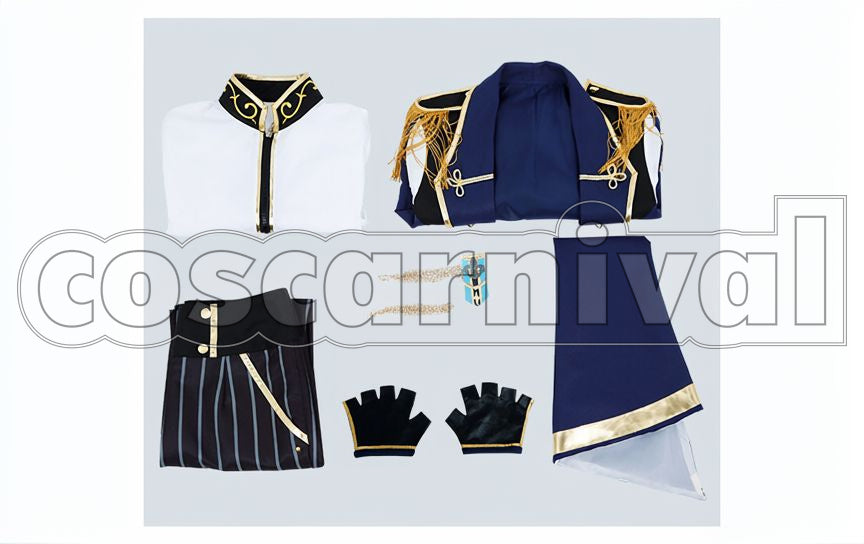 Music Knights Ritsu Sakuma Cosplay cosplay costume from Ensemble Stars!!, set view