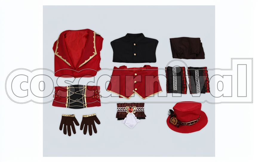 Music Valkyrie Shu Itsuki Cosplay cosplay costume from Ensemble Stars!!, set view