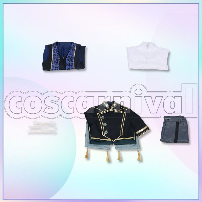 Nagisa Ran, Mayoi Ayase Noir Neige Cosplay cosplay costume from Ensemble Stars!, set view