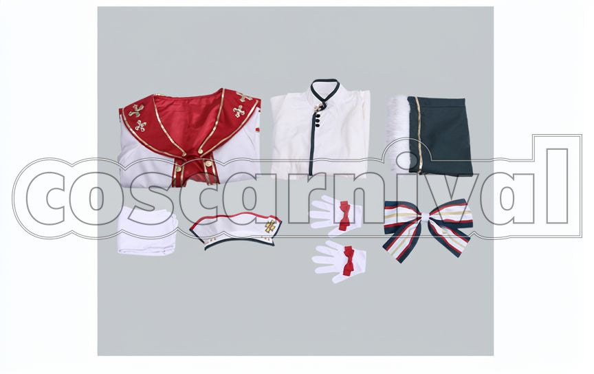 Nazuna Nito Carol*White Snow and the Christmas Eve Starlight Festival Cosplay cosplay costume from Ensemble Stars!, set view