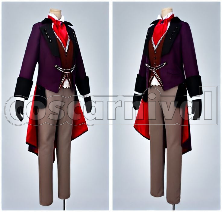 Rei Sakuma Raising Curtains! Dark Night Halloween Cosplay cosplay costume from Ensemble Stars!, front view 2