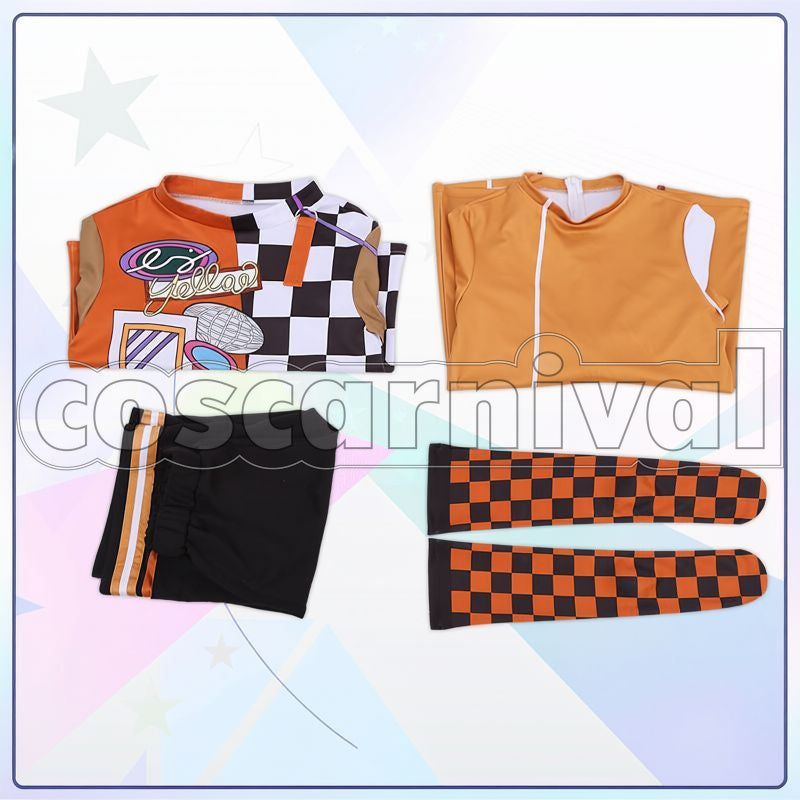 Rinne Amagi Chill Yellow MV Outfit Cosplay cosplay costume from Ensemble Stars!!, set view