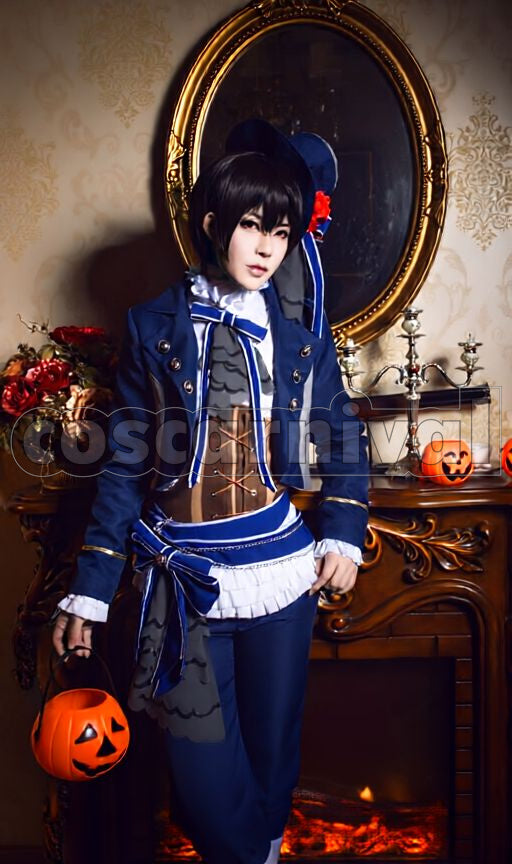 Ritsu Sakuma Raising Curtains! Dark Night Halloween Cosplay cosplay costume from Ensemble Stars!, front view 4