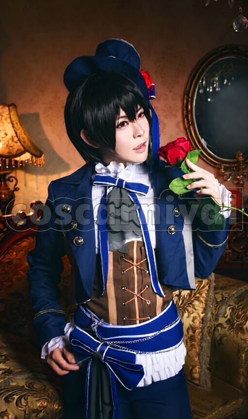Ritsu Sakuma Raising Curtains! Dark Night Halloween Cosplay cosplay costume from Ensemble Stars!, front view 7