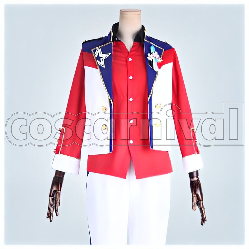 RYUSEITAI Chiaki Morisawa 4th Anniversary Class Scout Cosplay cosplay costume from Ensemble Stars!, front view