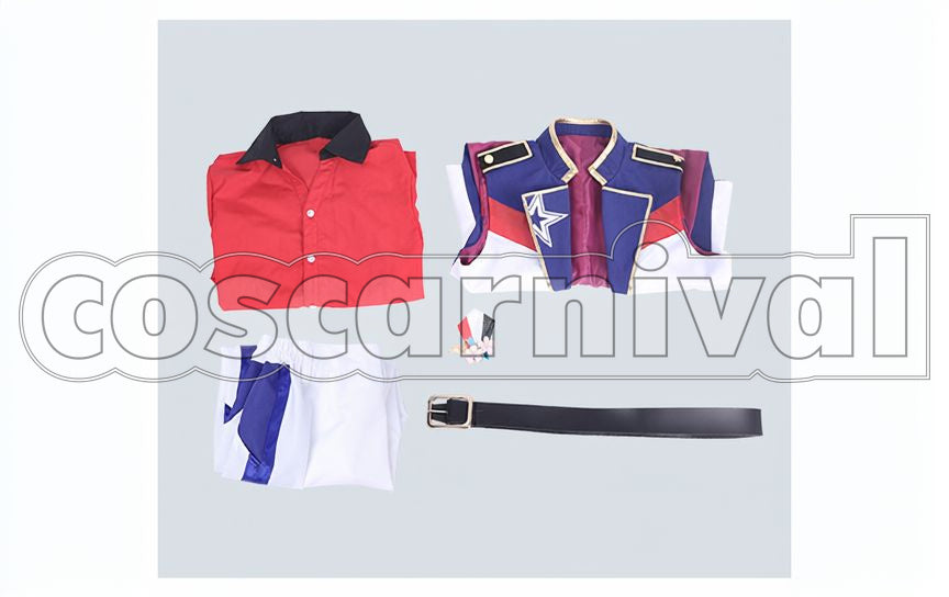 RYUSEITAI Chiaki Morisawa 4th Anniversary Class Scout Cosplay cosplay costume from Ensemble Stars!, set view