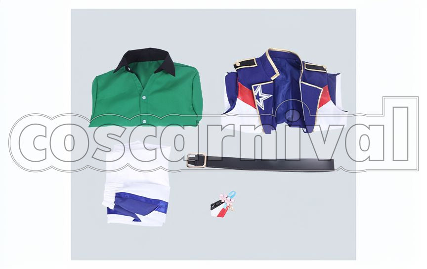 RYUSEITAI Midori Takamine 4th Anniversary Class Scout Cosplay cosplay costume from Ensemble Stars!, set view
