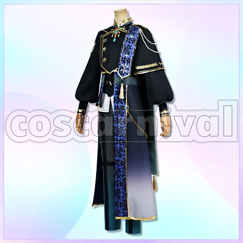 Sakuma Brothers Rei Sakuma, Ritsu Sakuma Noir Neige Cosplay cosplay costume from Ensemble Stars!, front view 3