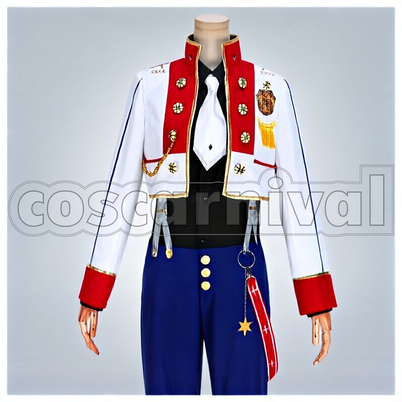 Shinobu Sengoku The Golden Wind*Wishing Live of Encouragement Cosplay cosplay costume from Ensemble Stars!, front view 1
