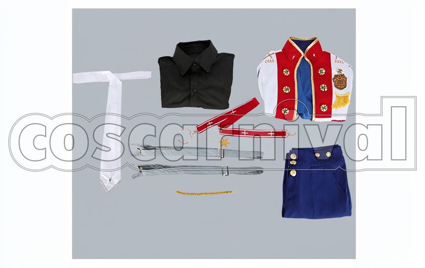 Shinobu Sengoku The Golden Wind*Wishing Live of Encouragement Cosplay cosplay costume from Ensemble Stars!, set view