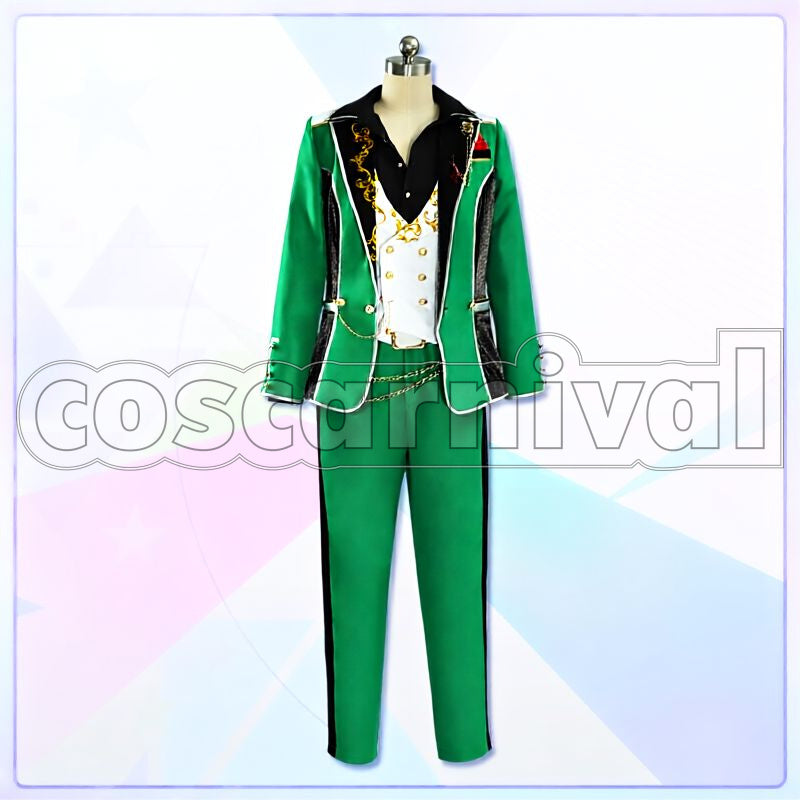 SHUFFLE×Love√AtoZ Kaoru Hakaze, Chiaki Morisawa, Niki Shiina, Mitsuru Tenma, Natsume Sakasaki Cosplay cosplay costume from Ensemble Stars!!, front view 2