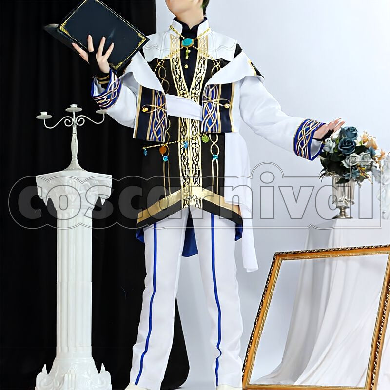 Tatsumi Kazehaya, Jun Sazanami, Hiyori Tomoe Reminiscence* Iridescent Obbligato Cosplay cosplay costume from Ensemble Stars!, front view 2