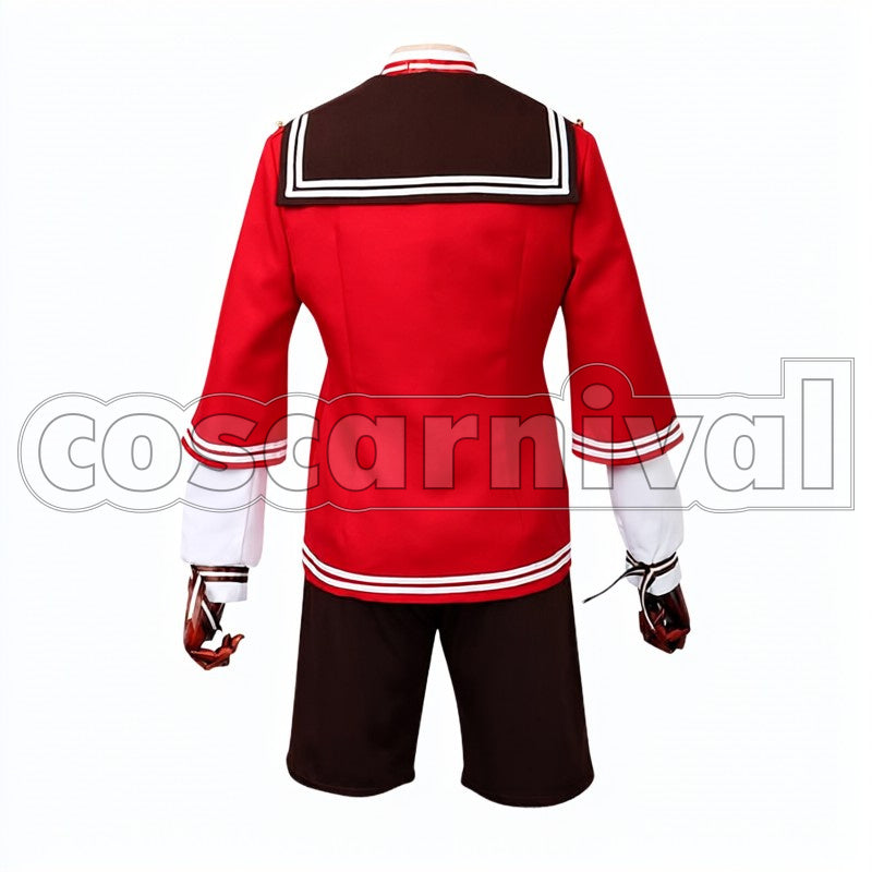 Valentine's Day Tomoya Mashiro cosplay costume from Ensemble Stars! Thanksgiving, back view