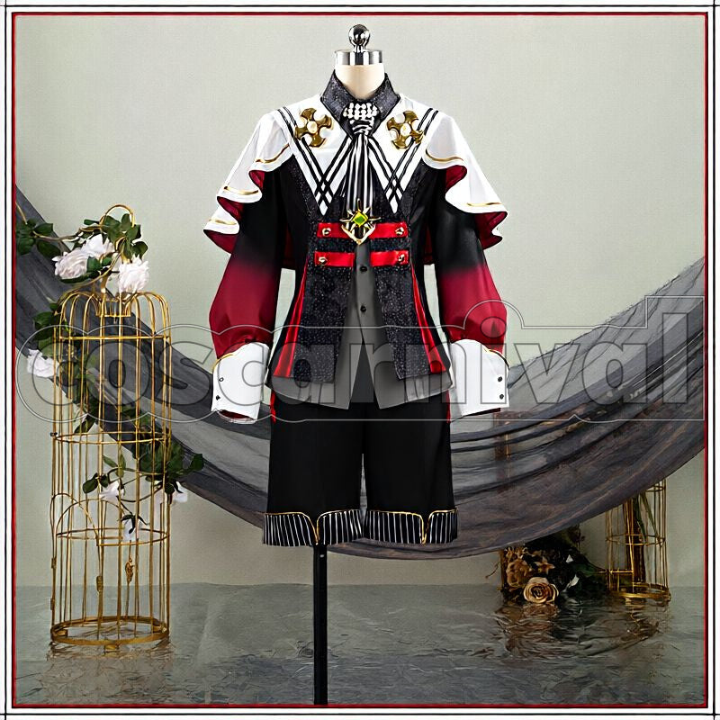 Tomoya Mashiro, Fuyume Hanamura SHUFFLE×The Fallen Angels' Banquet Cosplay cosplay costume from Ensemble Stars!!, front view 2