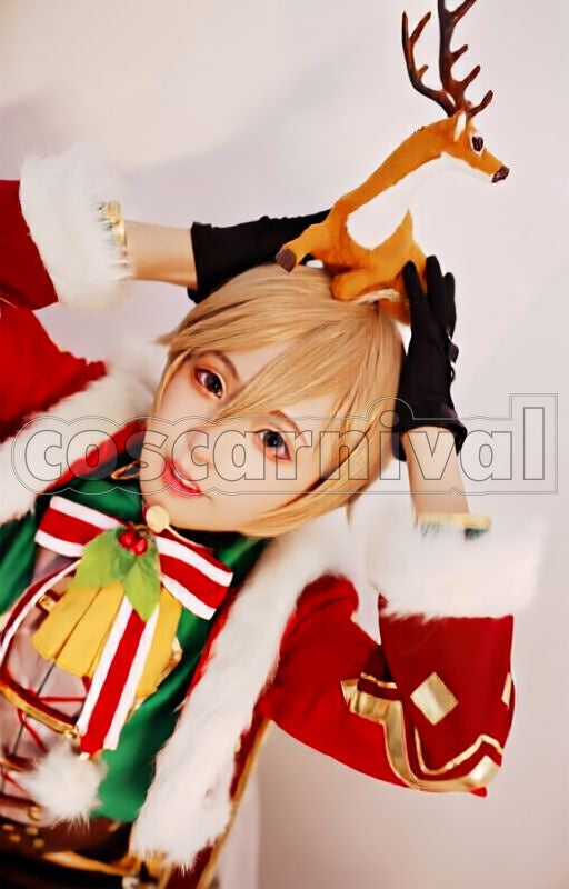 Tomoya Mashiro Winter Santa Cosplay cosplay costume from Ensemble Stars!, detail-24
