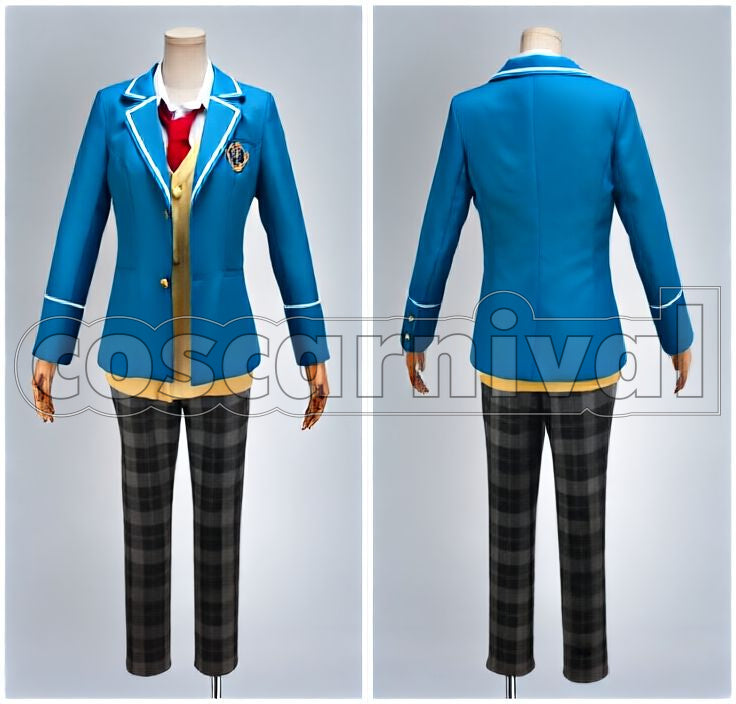 Tori Himemiya Yumenosaki Academy School Uniform Necktie 3-Color Set Cosplay cosplay costume from Ensemble Stars!, color set 5022 detail view 1