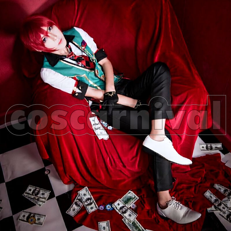 Tsukasa Suou Card Battler Cosplay cosplay costume from Ensemble Stars!, front view 1