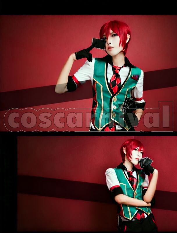 Tsukasa Suou Card Battler Cosplay cosplay costume from Ensemble Stars!, front view 2