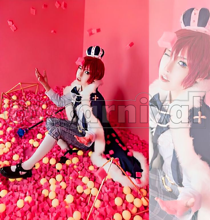 Tsukasa Suou Little Kings King Costume Cosplay cosplay costume from Ensemble Stars!, front view 4