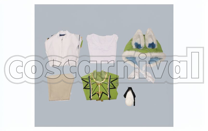 Tsumugi Aoba White Easter Cosplay cosplay costume from Ensemble Stars!, set view