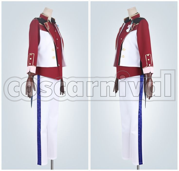 Valkyrie Shu Itsuki 4th Anniversary Class Scout Cosplay cosplay costume from Ensemble Stars!, side view