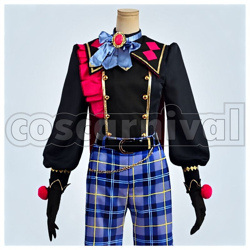 Wander! Black Bunnies in UNDERLAND Hajime Shino, Tomoya Mashiro, Nazuna Nito Cosplay cosplay costume from Ensemble Stars!!, front view 1