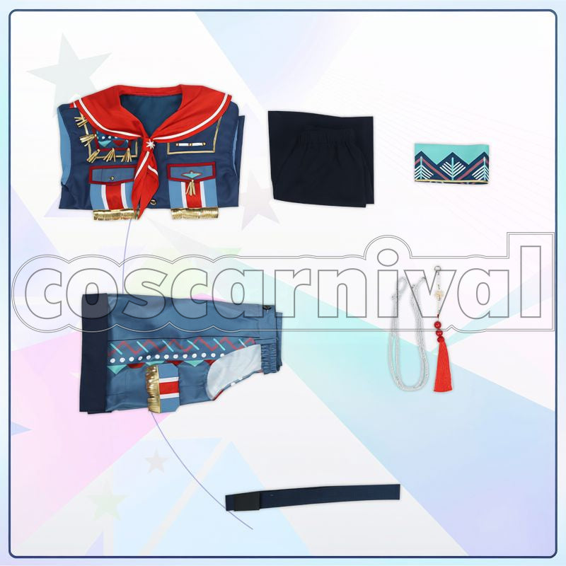 Wandering Yumenosaki/Mainland School Trip All Members Cosplay cosplay costume from Ensemble Stars!!, set view