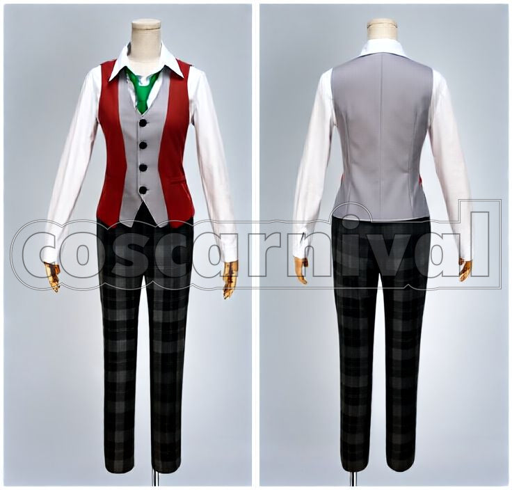 Wataru Hibiki Yumenosaki Academy School Uniform Necktie 3-Color Set Cosplay cosplay costume from Ensemble Stars!, color set 5152 detail view 2