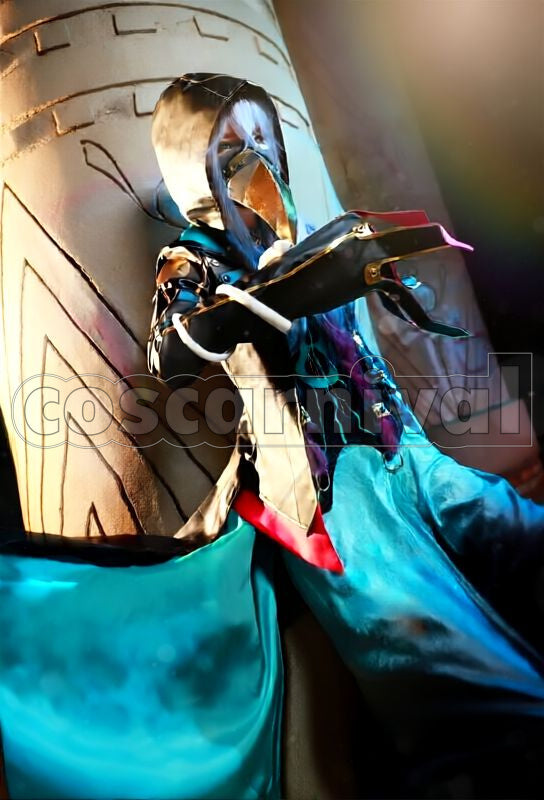 Asclepius 1st Ascension Cosplay cosplay costume from Fate/Grand Order, side view