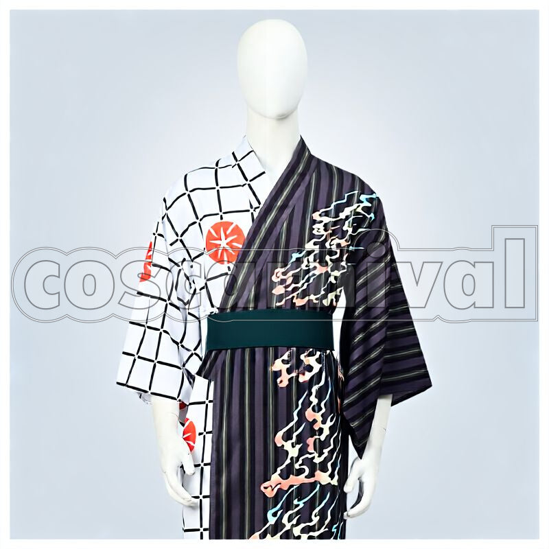 Ashiya Dōman Morning Glory Yukata (Cursed) Cosplay cosplay costume from Fate/Grand Order, front view 1