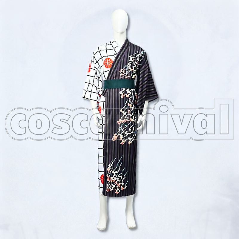 Ashiya Dōman Morning Glory Yukata (Cursed) Cosplay cosplay costume from Fate/Grand Order, front view 2