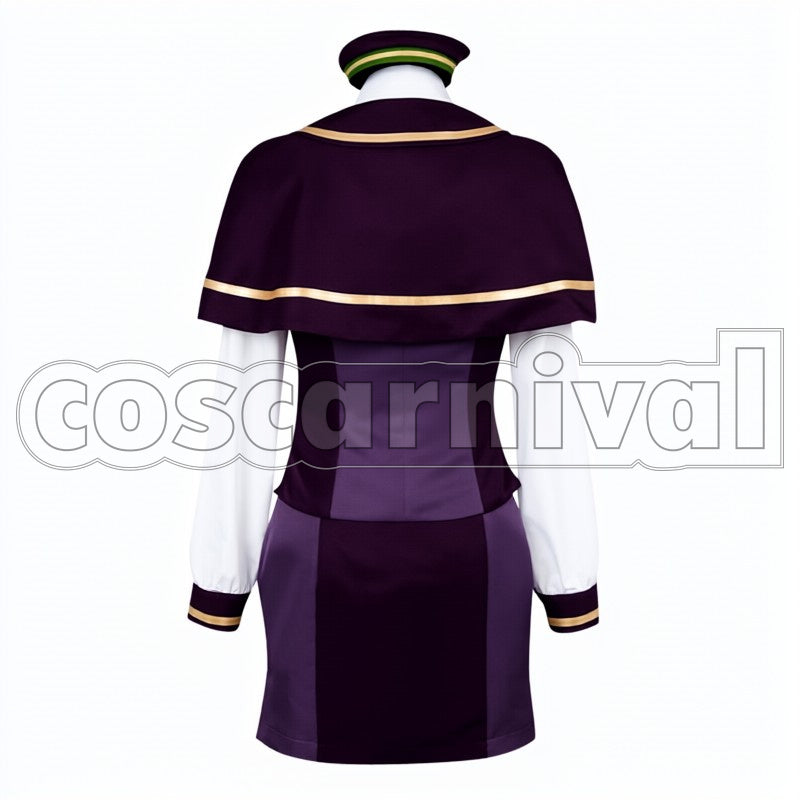 Female Protagonist Gudako Atlas Institute cosplay costume from Fate Grand Order, back view