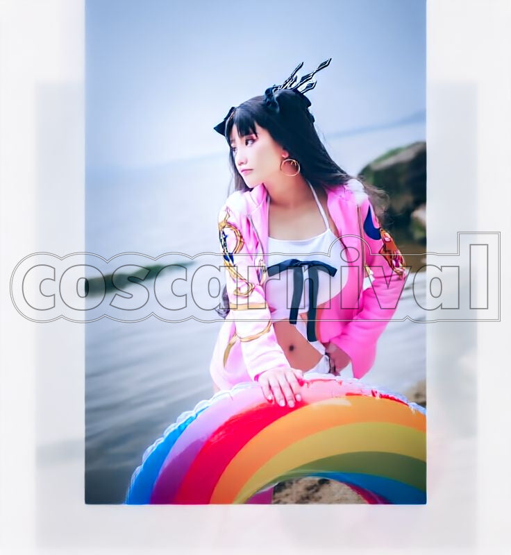 Ishtar (Rider) Swimsuit Final Ascension Cosplay cosplay costume from Fate/Grand Order, front view 2
