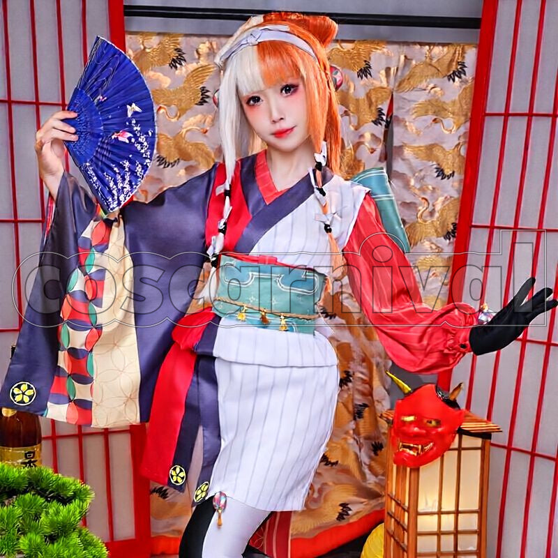 Izumo no Okuni 1st Ascension Cosplay cosplay costume from Fate/Grand Order, front view 1