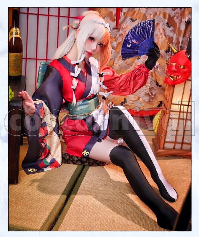 Izumo no Okuni 1st Ascension Cosplay cosplay costume from Fate/Grand Order, front view 4