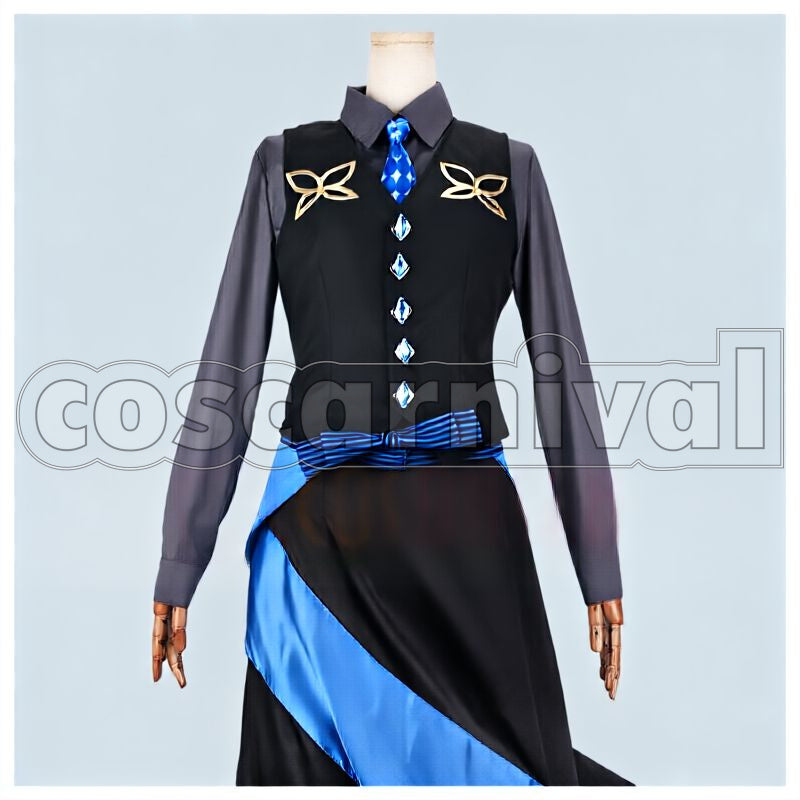 James Moriarty Costume Dress Gray Collar Cosplay cosplay costume from Fate/Grand Order, front view 8