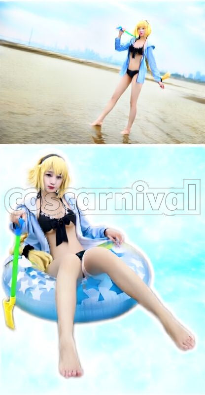 Jeanne d'Arc Swimsuit Cosplay cosplay costume from Fate/Grand Order, front view 4