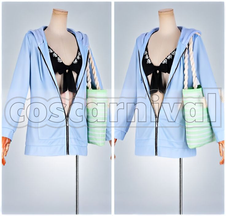 Jeanne d'Arc Swimsuit Cosplay cosplay costume from Fate/Grand Order, front view 6