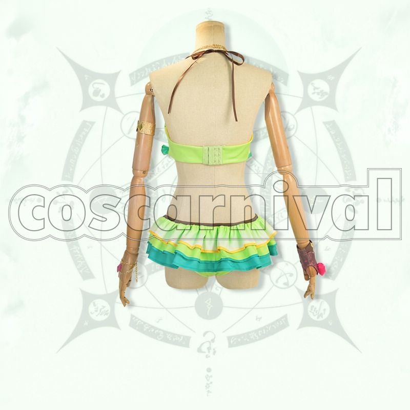 Kama (Avenger) Swimsuit 2nd Ascension Cosplay cosplay costume from Fate/Grand Order, back view 2