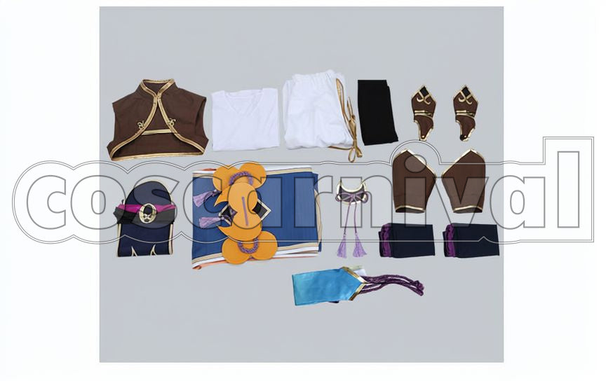 Lanling Wang Final Ascension Cosplay cosplay costume from Fate/Grand Order, set view