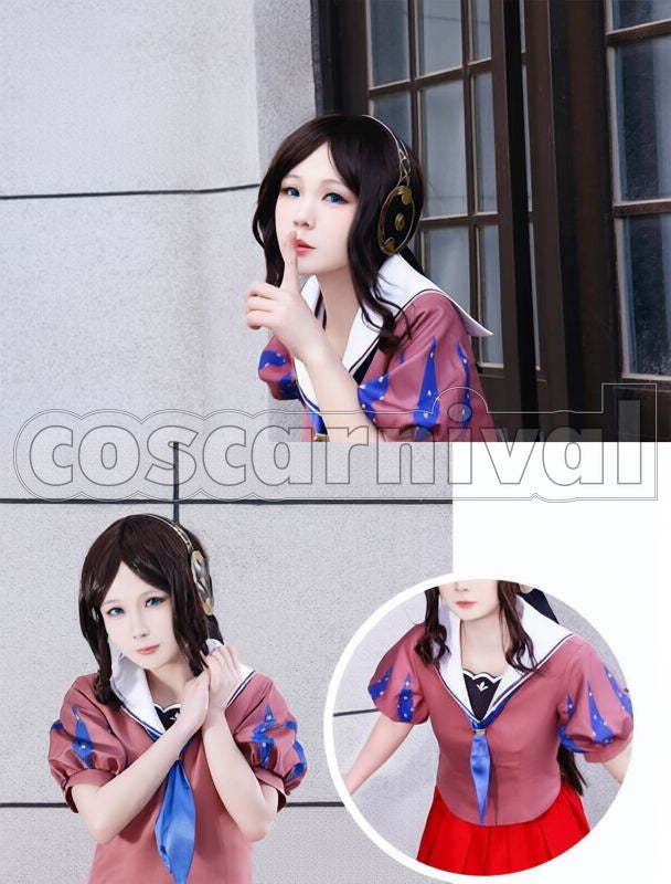 Leonardo Da Vinci (Rider) Cosplay cosplay costume from Fate/Grand Order, front view 2