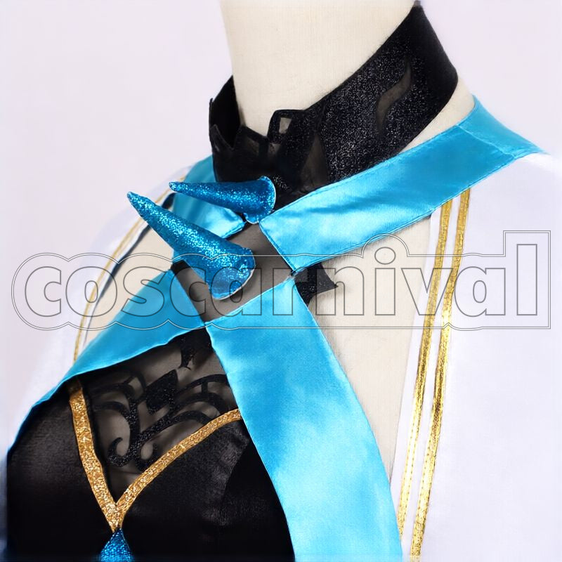 Morgan The Winter Queen (with Crown) Cosplay cosplay costume from Fate/Grand Order, detail-2