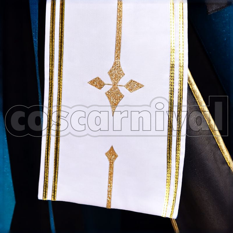 Morgan The Winter Queen (with Crown) Cosplay cosplay costume from Fate/Grand Order, detail-3