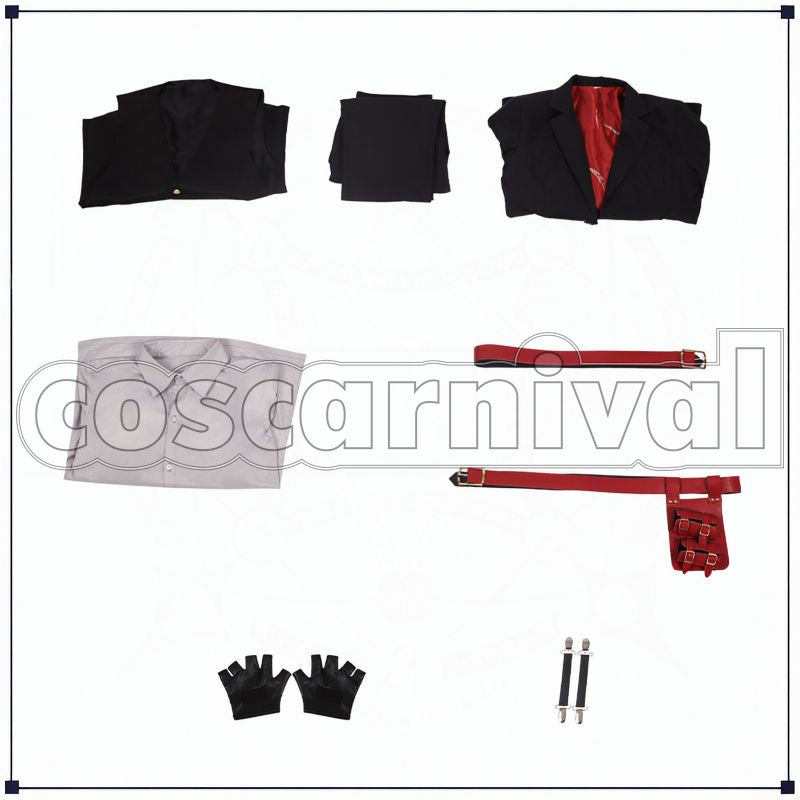 Okada Izō Awesome Dapper Suit Cosplay cosplay costume from Fate/Grand Order, set view