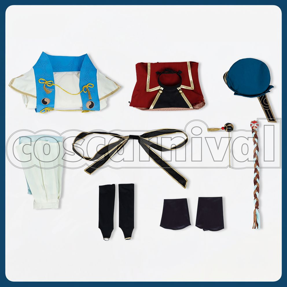 Servant Summer Camp! ~Chaldea's Thriller Night~ Xu Fu Cosplay cosplay costume from Fate/Grand Order, set view