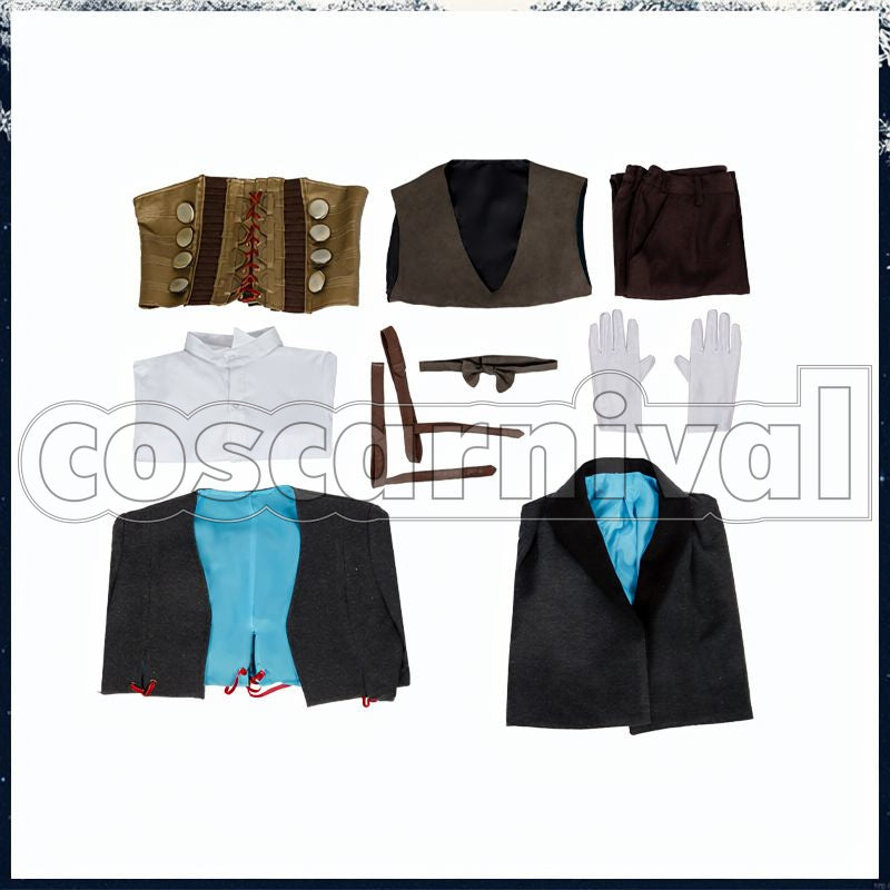 Sherlock Holmes Ruler Cosplay cosplay costume from Fate/Grand Order, set view